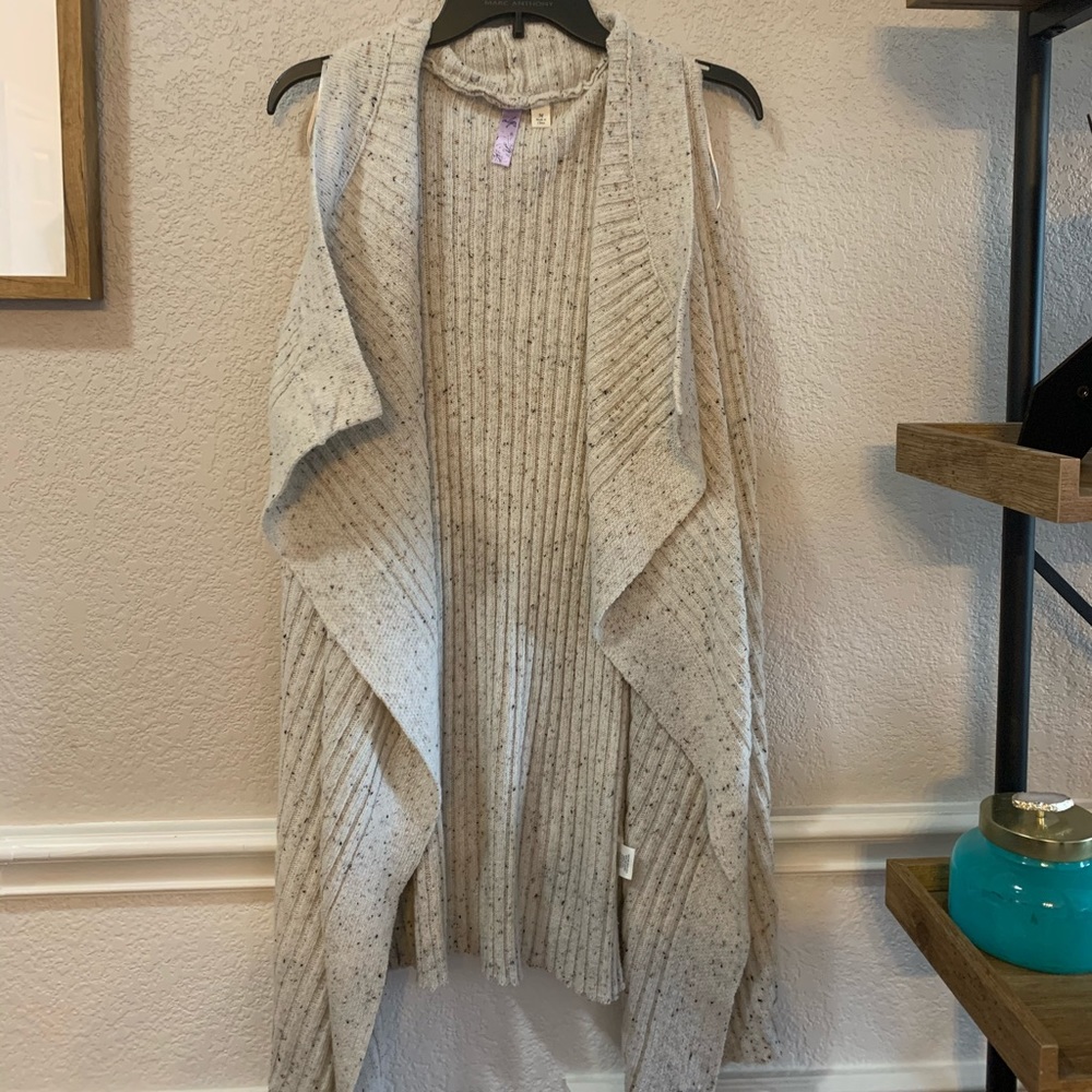 Francesca’s Alya waterfall sweater vest